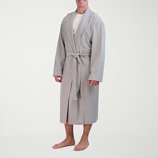 Hanes Mens Long Length Long Sleeve Robe