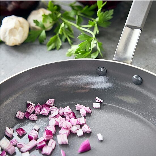 Bobby Flay Stainless Steel Ceramic Non-Stick 12" Frypan