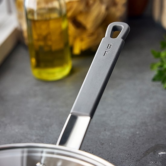 Bobby Flay Stainless Steel 3.57-qt. Saute Pan with Lid
