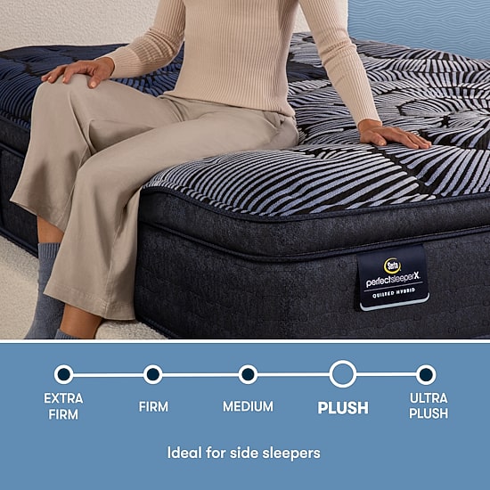 Serta Quilted Perfect Sleeper X Hybrid Max 15" Plush Pillow Top - Mattress Only