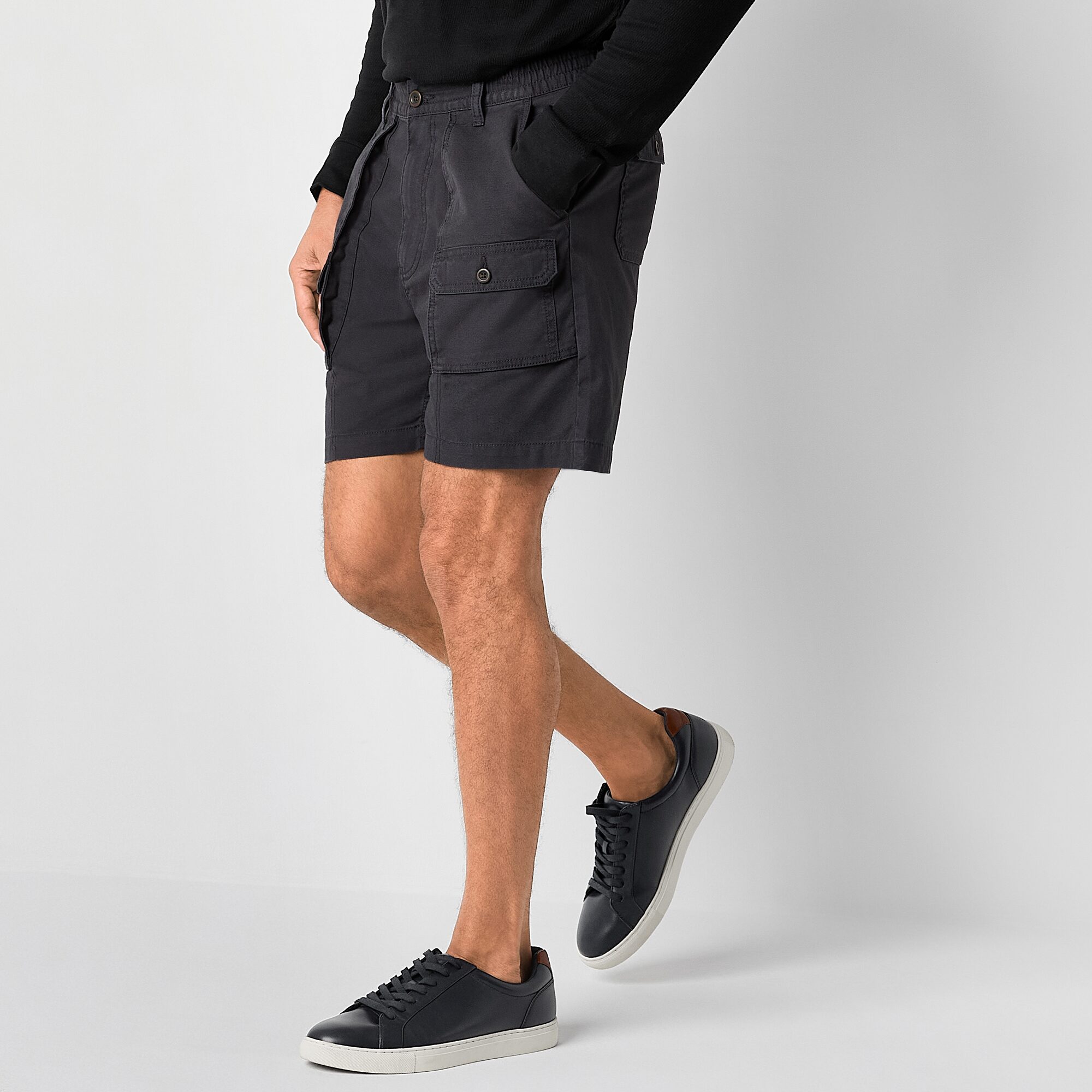 St. John's Bay Canvas Hiking Mens 7" Cargo Short