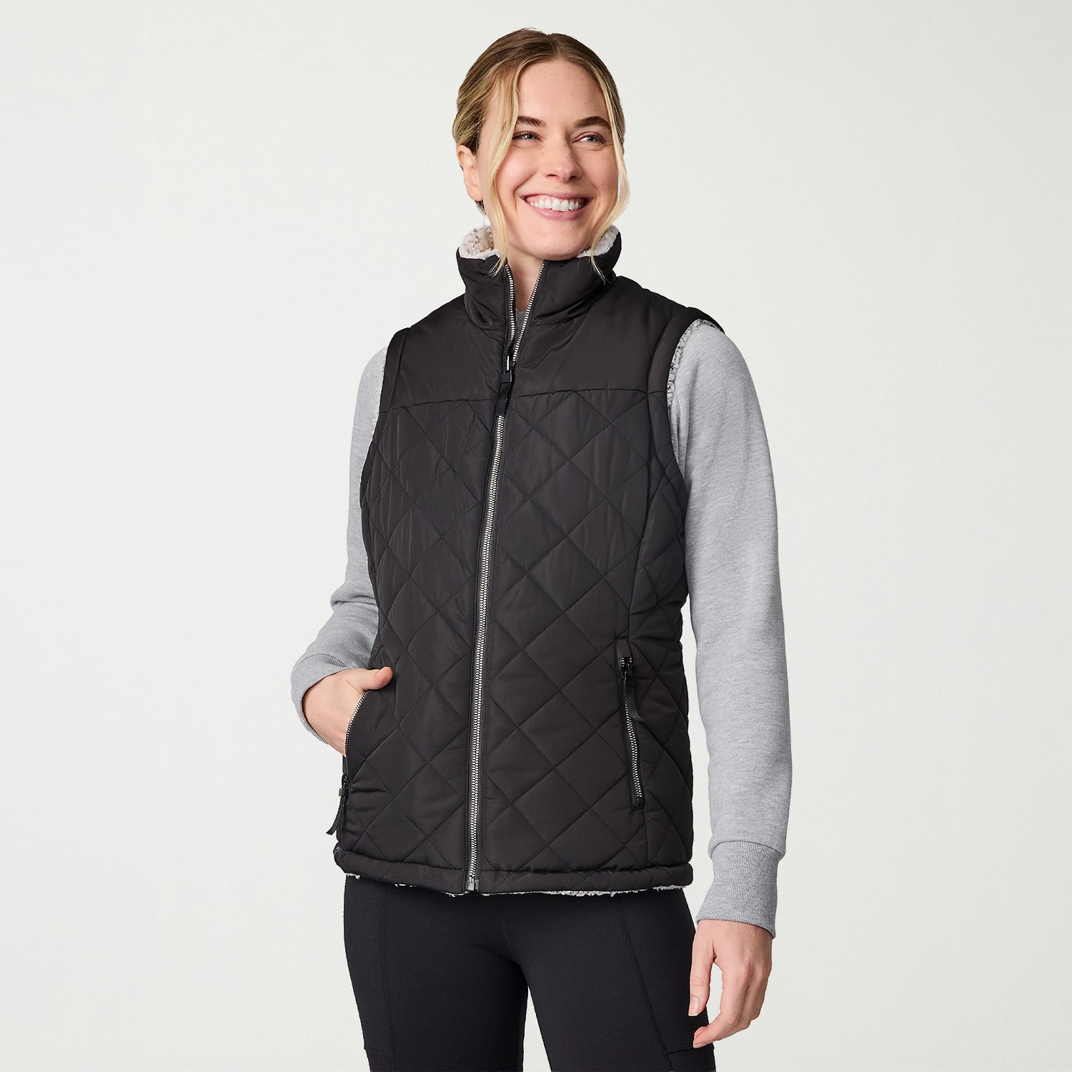 Free Country Reversible Midweight Quilted Vest