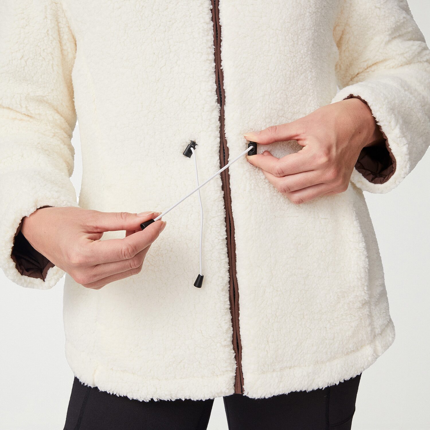 Free Country Womens Hooded Reversible Midweight Quilted Jacket
