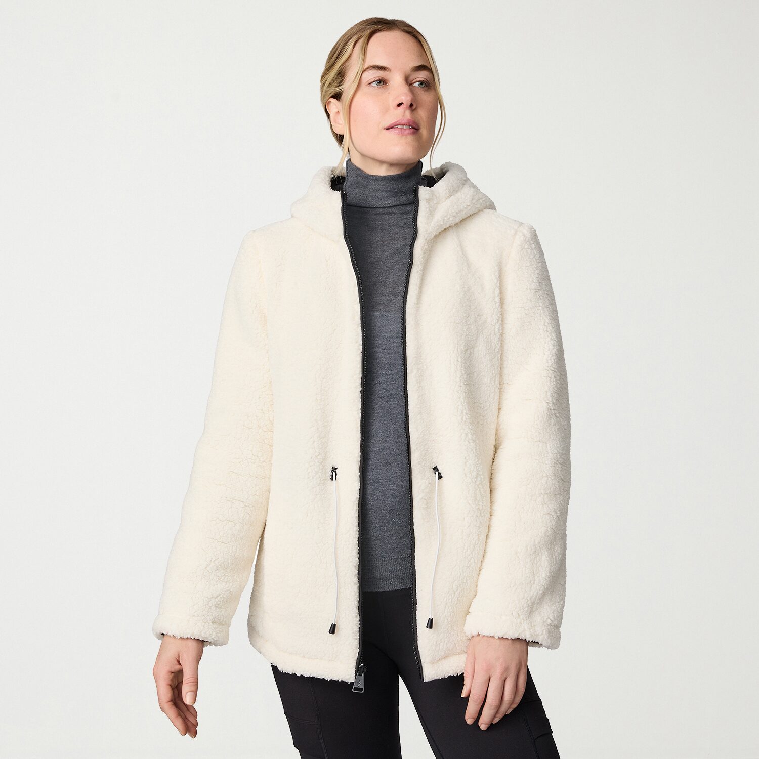 Free Country Womens Hooded Reversible Midweight Quilted Jacket