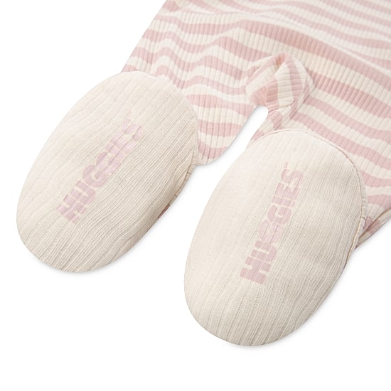 Huggies Baby Girls Striped Sleep and Play