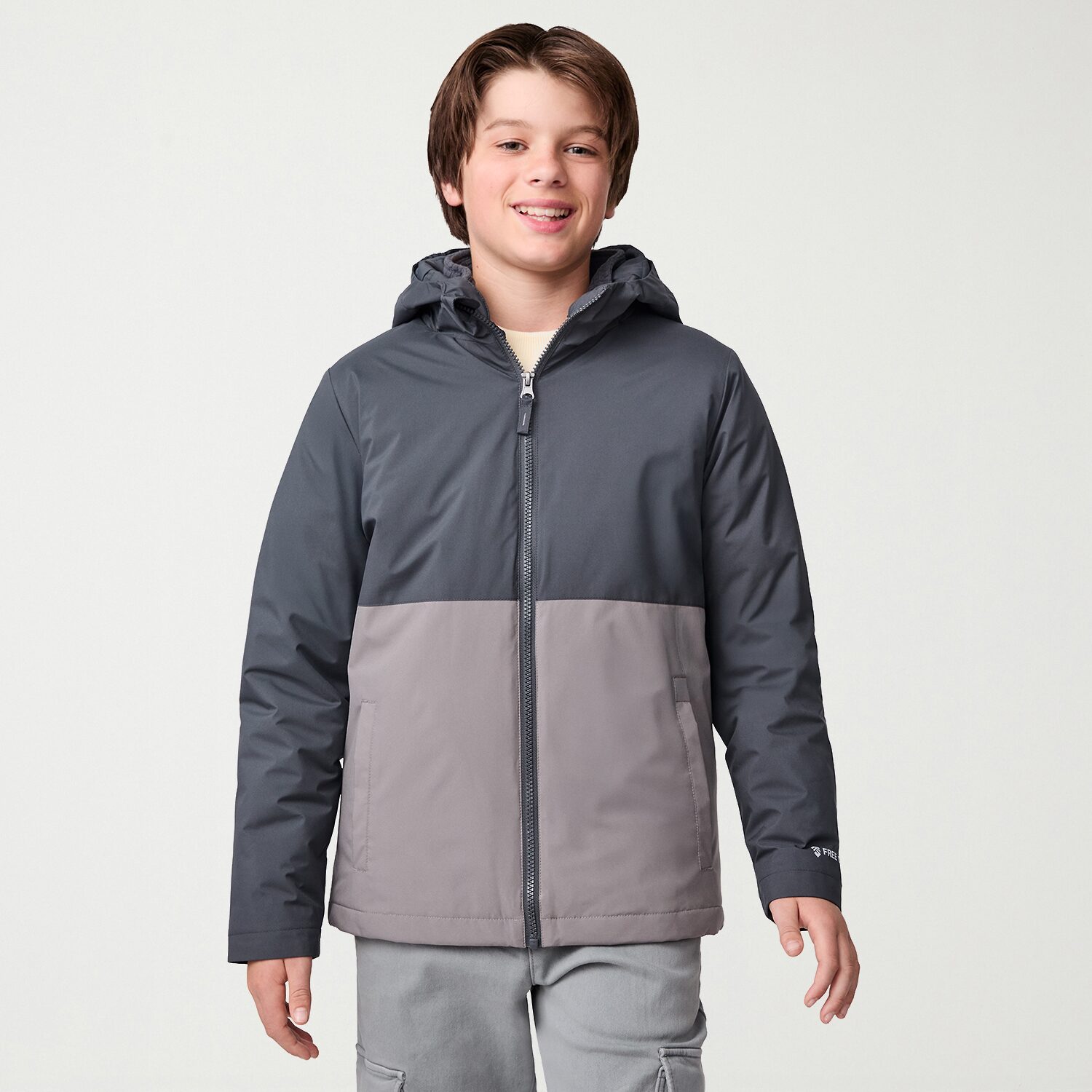Free Country Little & Big Kid Boys Water Resistant Wind Resistant Midweight Puffer Jacket
