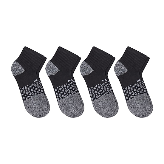 Hanes® Men's Ultimate Absolute Comfort, 3+1 Bonus Pack, Ankle Socks