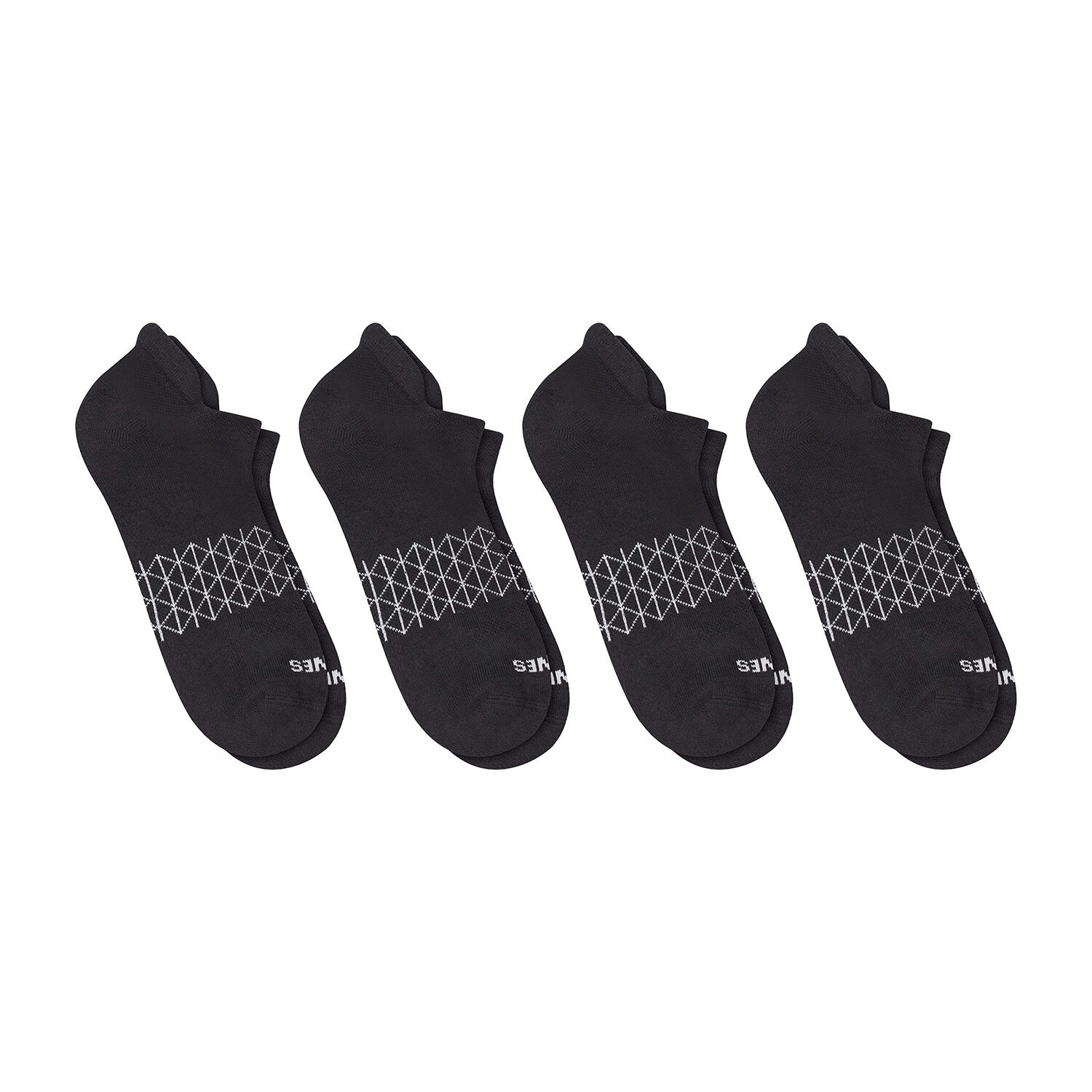 Hanes® Men's Ultimate Absolute Comfort, 3+1 Bonus Pack, No-Show Socks with Heel Shield