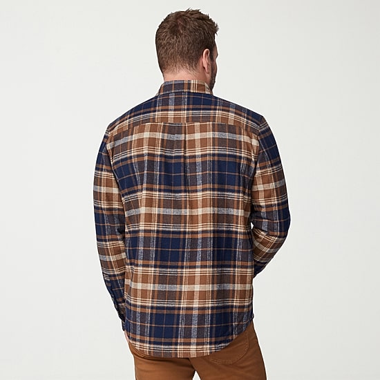 Free Country Mens Long Sleeve Regular Fit Flannel Shirt