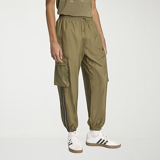 adidas Mens Straight Mid Rise Regular Fit Active Cargo Pant