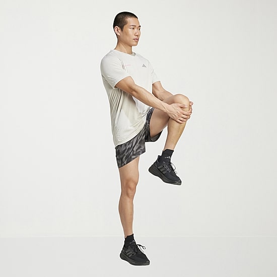 adidas Mens 7" Mid Rise Running Short