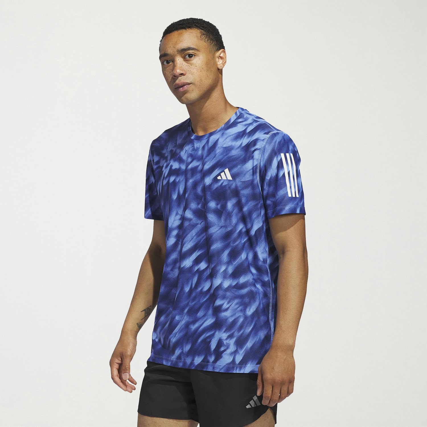 adidas Mens Crew Neck Short Sleeve Active T-Shirt