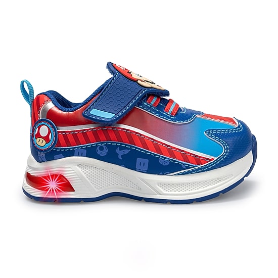 Ground Up Mario And Luigi Lighted Toddler Boys Nintendo Sneakers