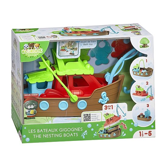 Jay at Play® Timber Tots Stacking Boat 7-pc. Toy Playset