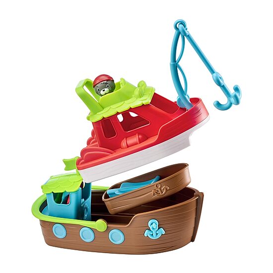 Jay at Play® Timber Tots Stacking Boat 7-pc. Toy Playset