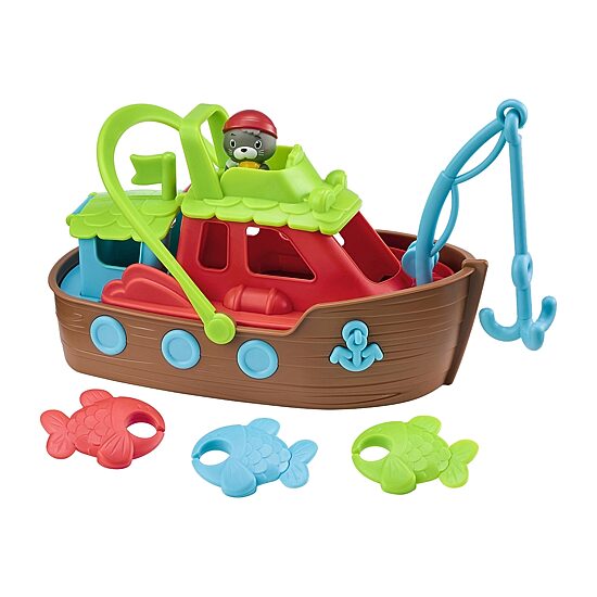 Jay at Play® Timber Tots Stacking Boat 7-pc. Toy Playset