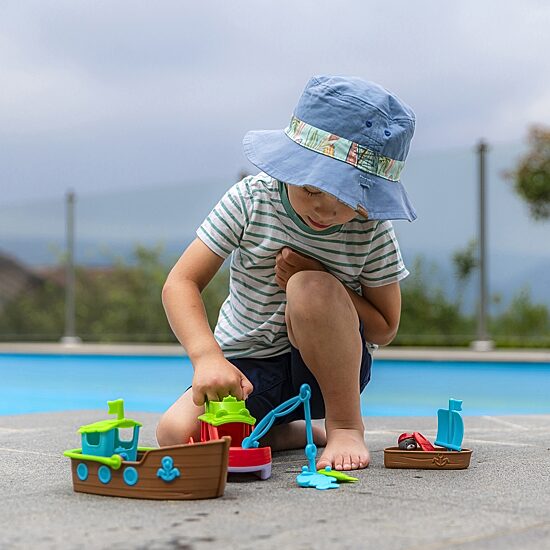 Jay at Play® Timber Tots Stacking Boat 7-pc. Toy Playset