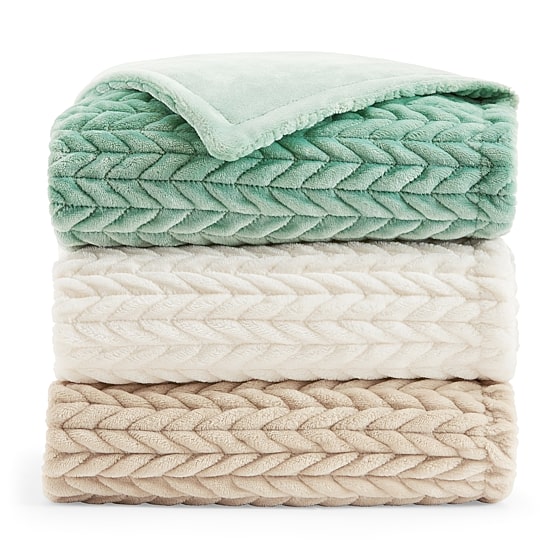 Fieldcrest Diamond Mink Throw