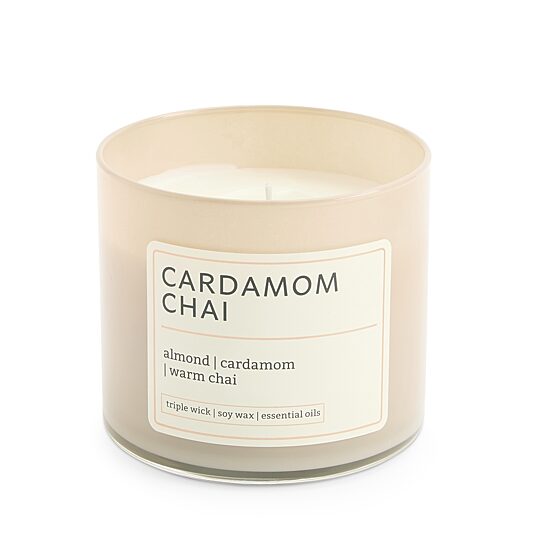 Distant Lands Cardamom Chai 3-Wick Scented Jar Candle