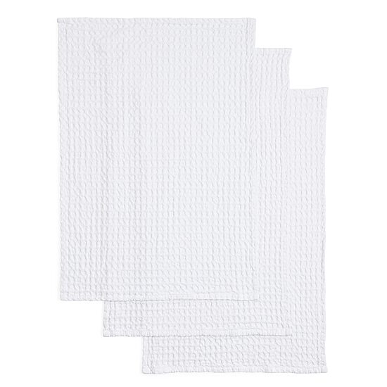 Homewear Nora Waffle 3-pc Kitchen Towel Set