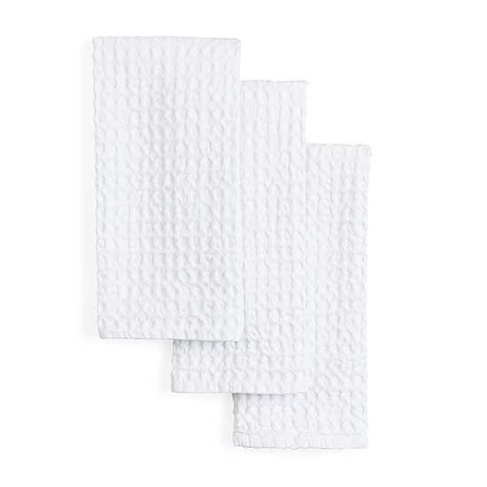 Homewear Nora Waffle 3-pc Kitchen Towel Set