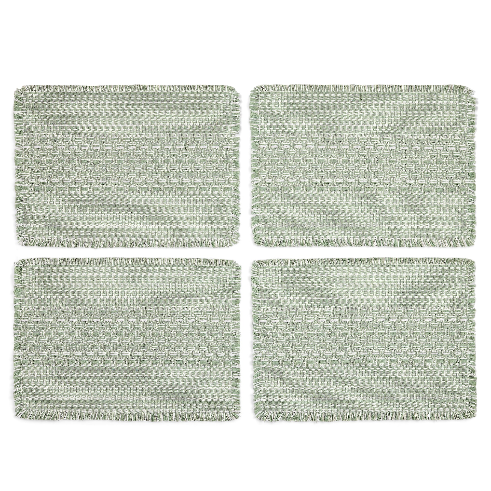 Homewear Haisley 4-pc. Placemat with Fringe