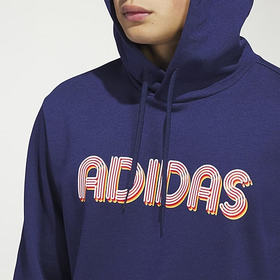 adidas Mens Long Sleeve Fleece Active Hoodie