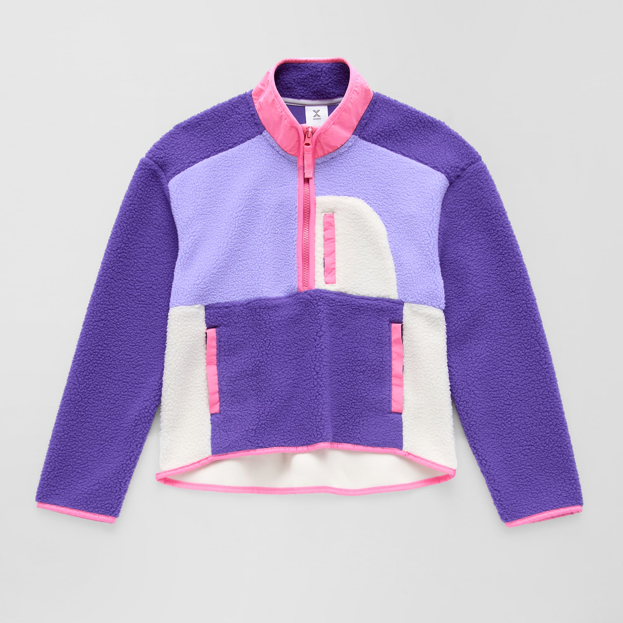 Xersion Little & Big Kid Girls Mock Neck Long Sleeve Active Quarter-Zip Pullover