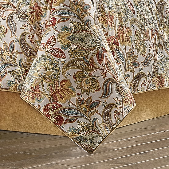 Five Queens Court August 4-pc. Floral Comforter Set