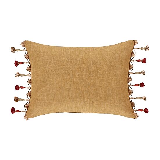 Five Queens Court August Rectangular Throw Pillow