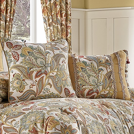 Five Queens Court August 18x18 Square Throw Pillow