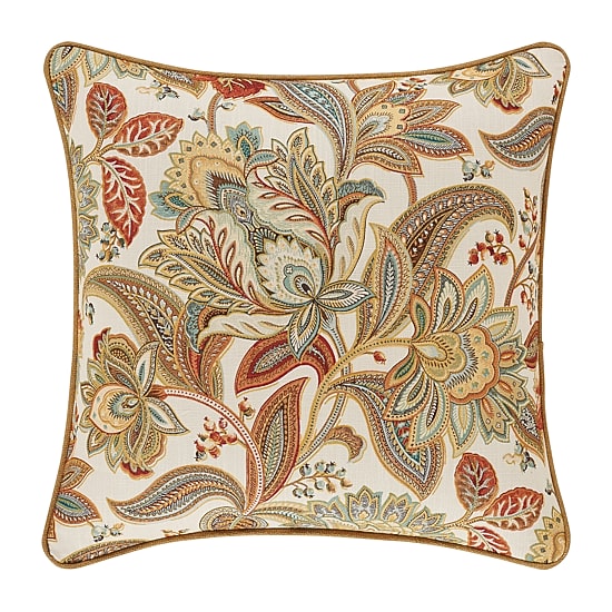 Five Queens Court August 18x18 Square Throw Pillow