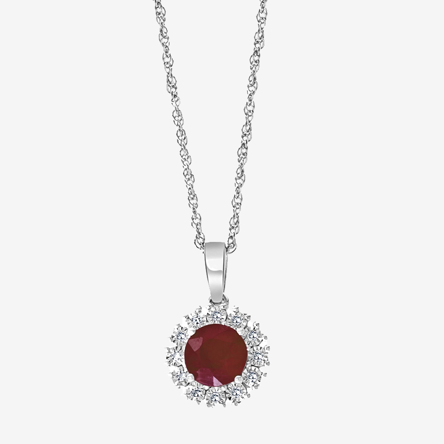 Effy Final Call Womens Diamond Accent Genuine Gemstone Sterling Silver Pendant Necklace
