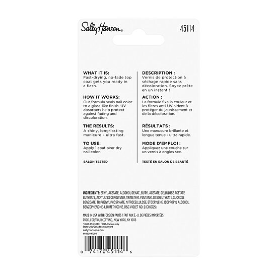 Sally Hansen Dries Instantly Top Coat Top Coat