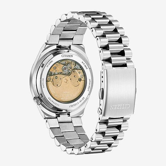 Citizen Tsuyosa Mens Automatic Silver Tone Stainless Steel Bracelet Watch Nj0150-56l