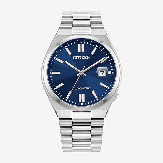 Citizen Tsuyosa Mens Automatic Silver Tone Stainless Steel Bracelet Watch Nj0150-56l