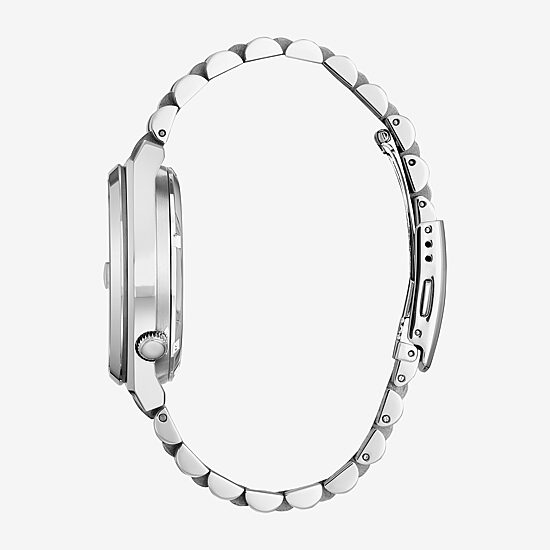 Citizen Tsuyosa Mens Automatic Silver Tone Stainless Steel Bracelet Watch Nj0150-56l