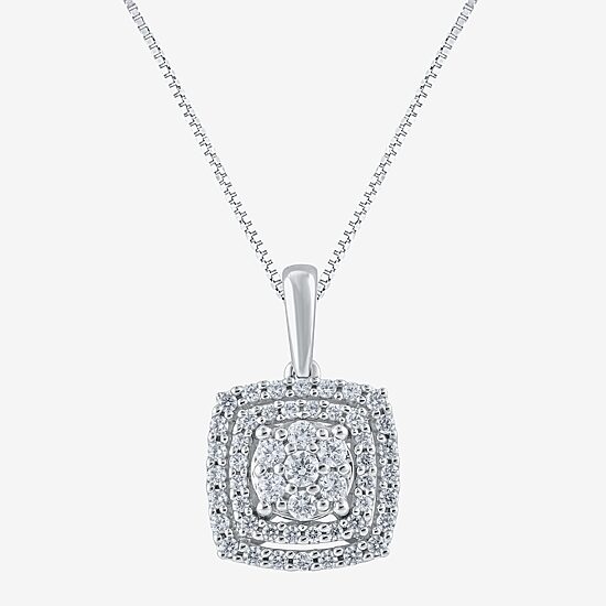 Diamond Blossom Womens 1 CT. T.W. Natural White Diamond 10K Gold 2-pc. Jewelry Set