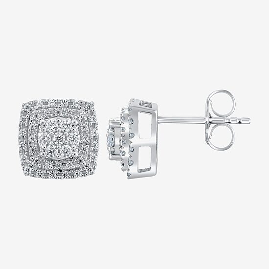 Diamond Blossom Womens 1 CT. T.W. Natural White Diamond 10K Gold 2-pc. Jewelry Set