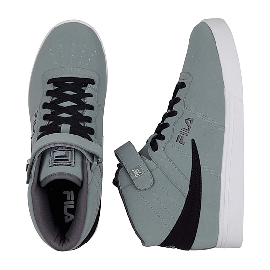 FILA Vulc 13 Mid Mens Sneakers, Color: Gray Black - JCPenney
