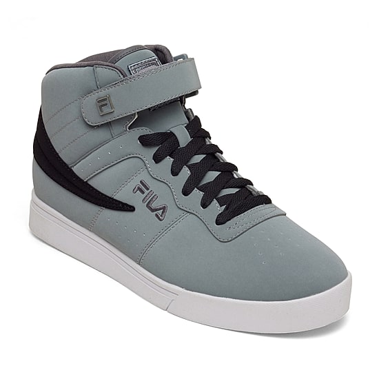 FILA Vulc 13 Mid Mens Sneakers, Color: Gray Black - JCPenney