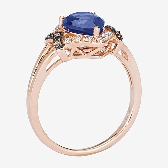 Le Vian® Ring featuring Blueberry Tanzanite® Nude Diamonds™ , Chocolate Diamonds®  set in 14K Strawberry Gold®