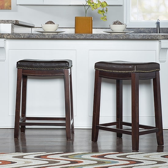 Linon Covewood 2-pc. Counter Height Bar Stool