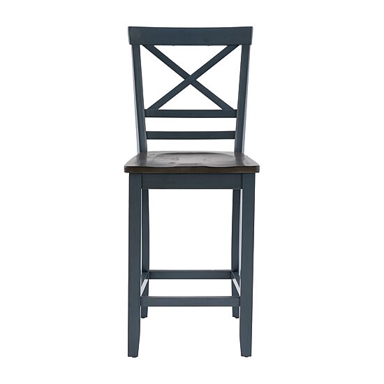 Linon Rogers 2-pc. Counter Height Bar Stool