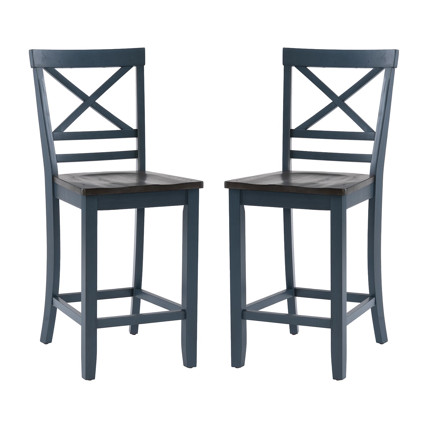 Linon Rogers 2-pc. Counter Height Bar Stool