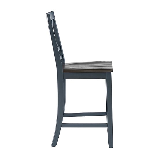 Linon Rogers 2-pc. Counter Height Bar Stool