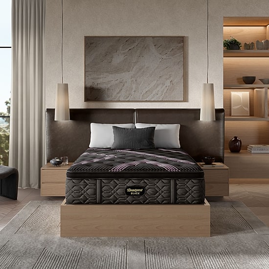 Beautyrest Black Series Two 16.25" Plush Pillow Top - Mattress + Box Spring