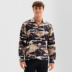 Arizona Mens Long Sleeve Sherpa Quarter-Zip Pullover - JCPenney