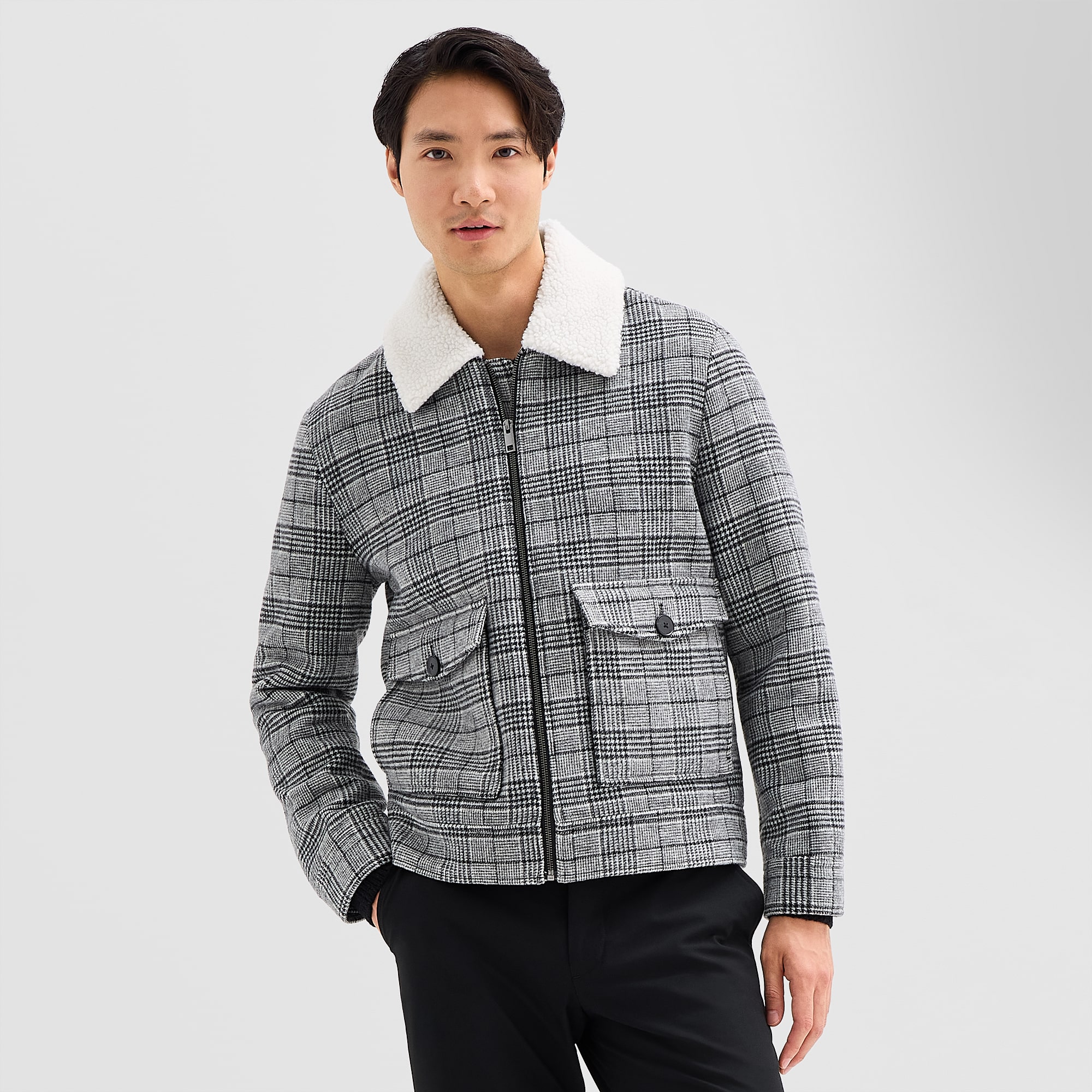 J. Ferrar Mens Midweight Bomber Jacket