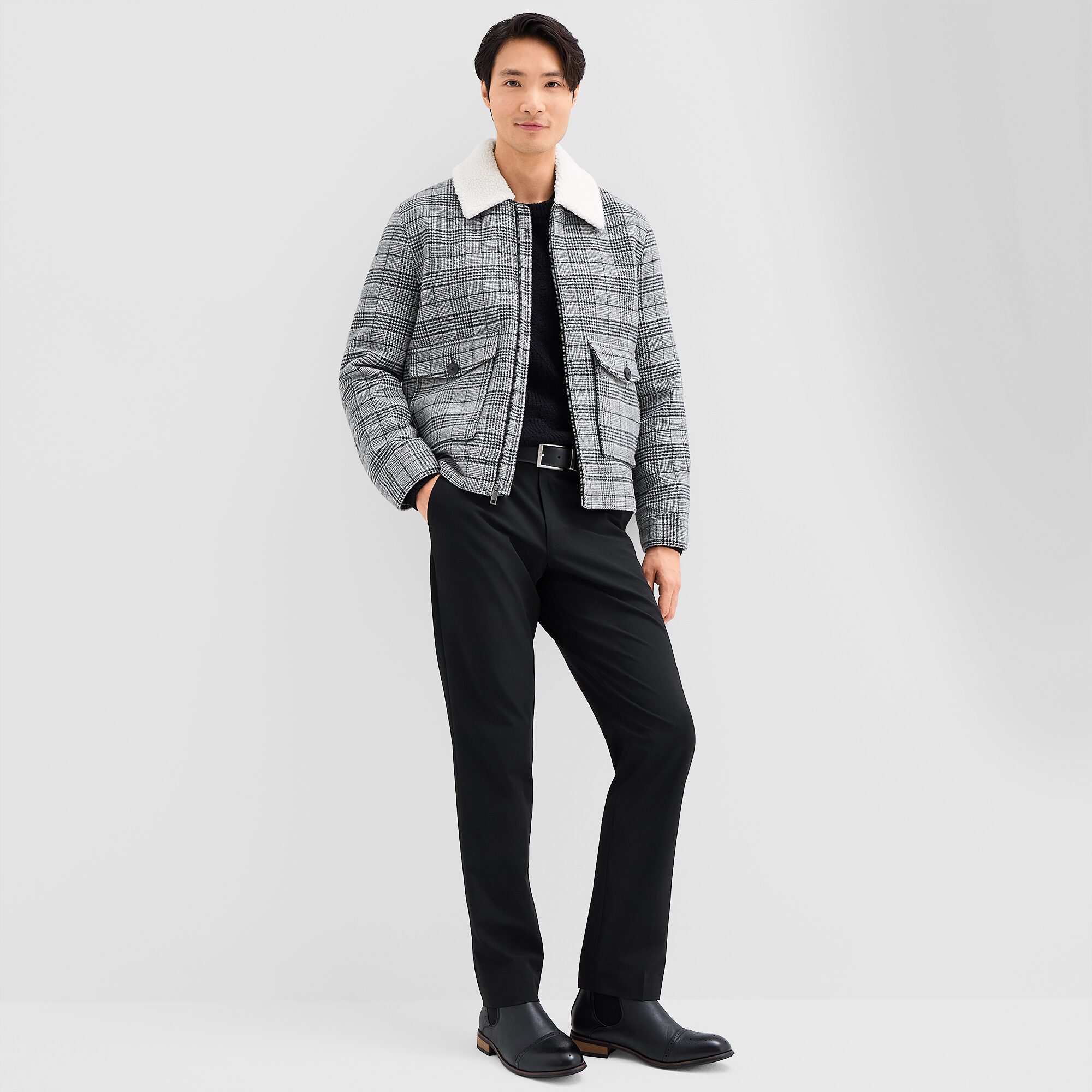 J. Ferrar Mens Midweight Bomber Jacket